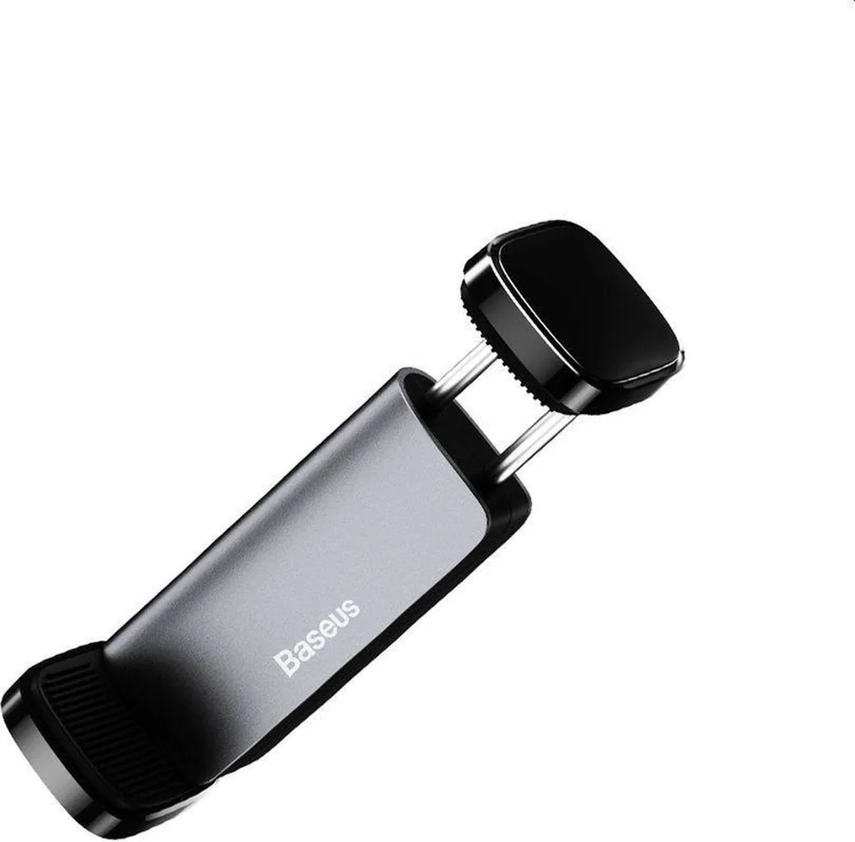Baseus Steel Cannon GSM Houder Auto - 360° Rotatie - Zwart/Grijs