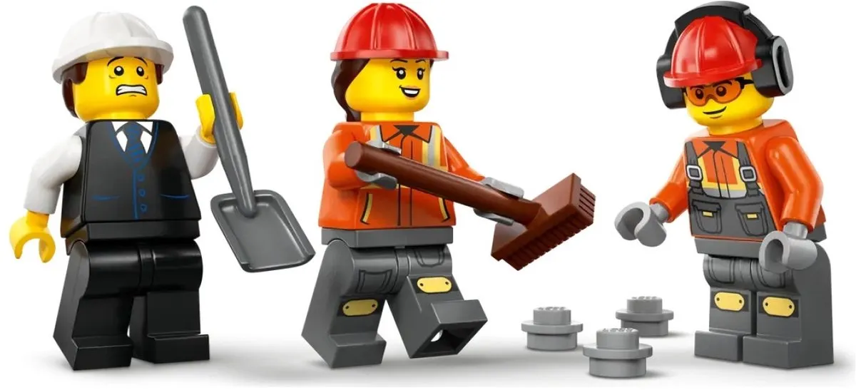 LEGO City Betonmixer Bouwvoertuig 60478 - 371 Stukken - 3 Minifiguren - Multicolor