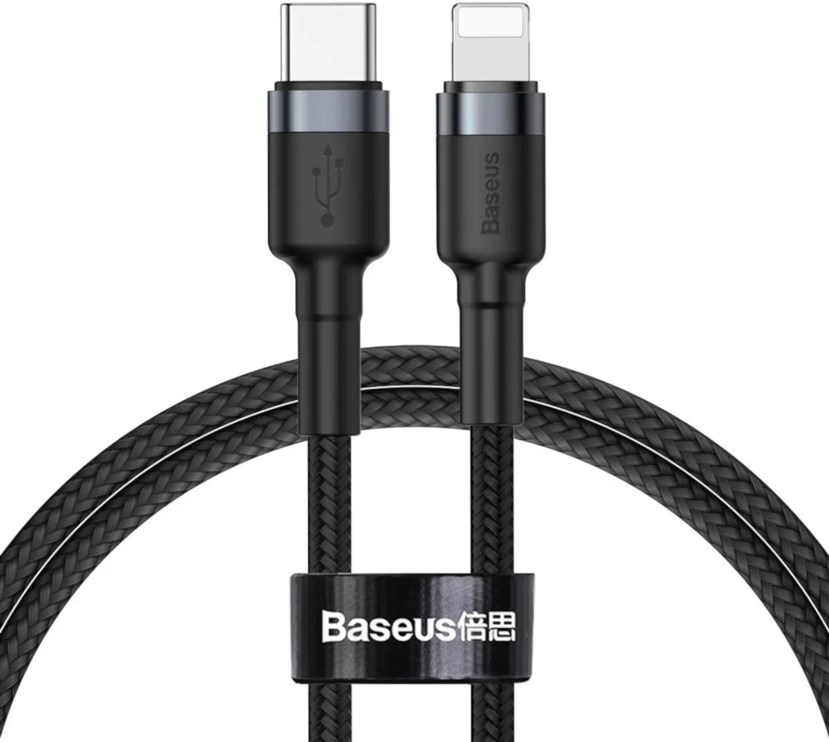 Baseus Cafule USB-C Lightning Kabel 1M CATLKLF-G1