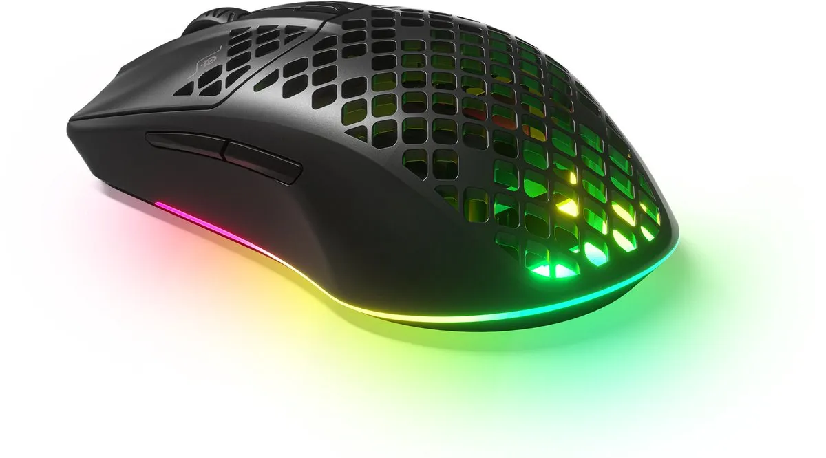 SteelSeries Aerox 3 - Draadloze Gaming Muis - Zwart