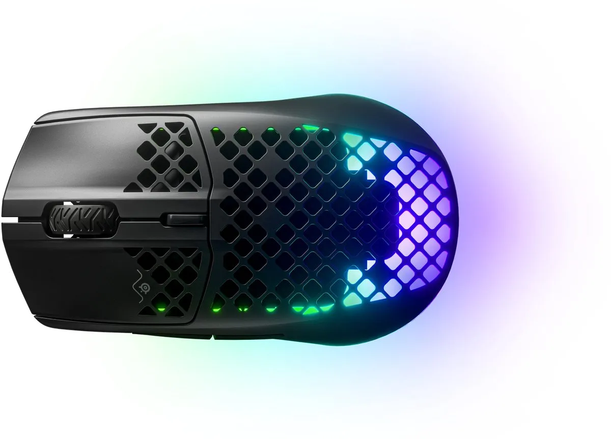 SteelSeries Aerox 3 - Draadloze Gaming Muis - Zwart