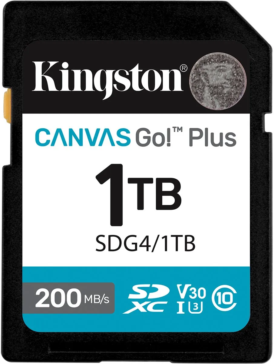 Kingston Canvas Go Plus SDG4/1TB SDXC Kaart
