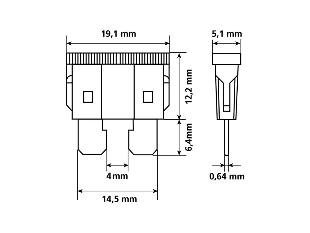 Lampa Steekzekeringset 7,5–30A - 6 Stuks