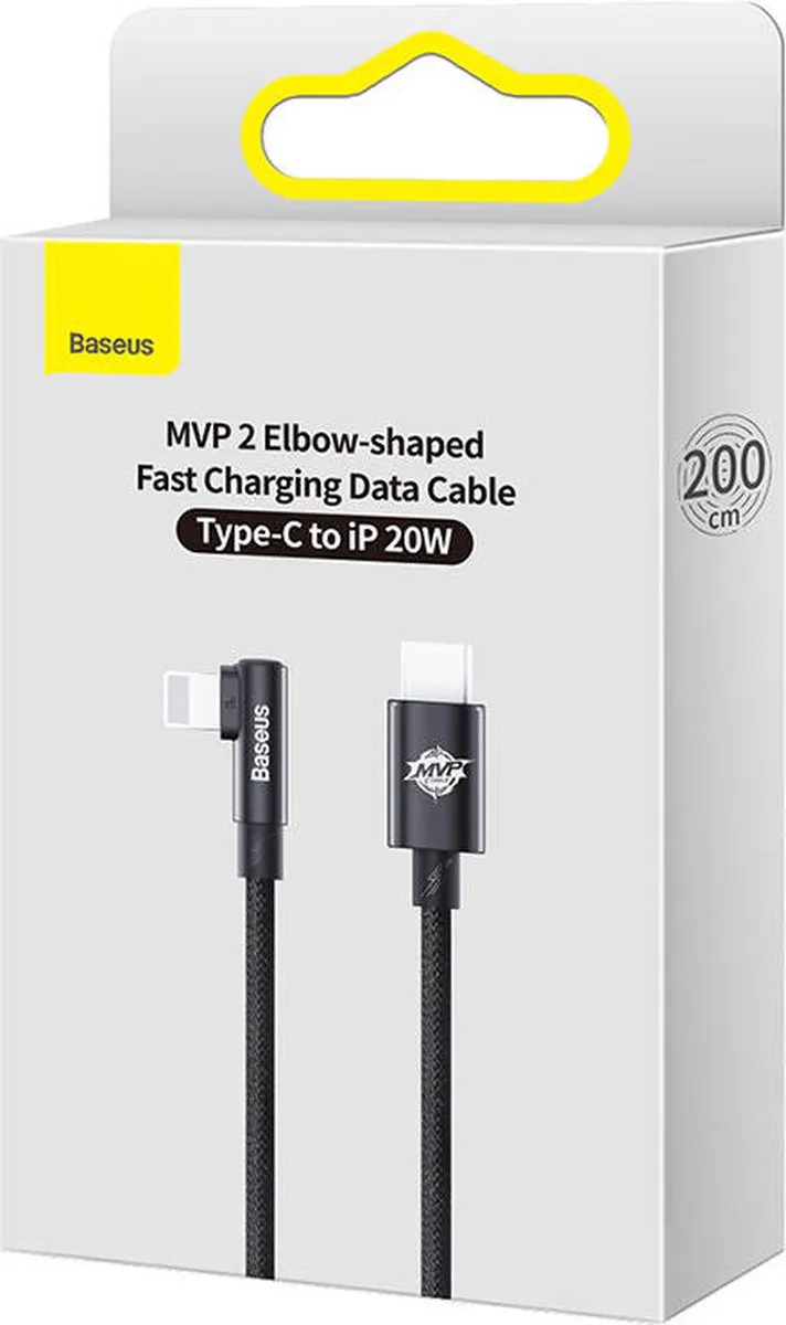 Baseus Explorer Series USB-Lightning Kabel 2m - Wit