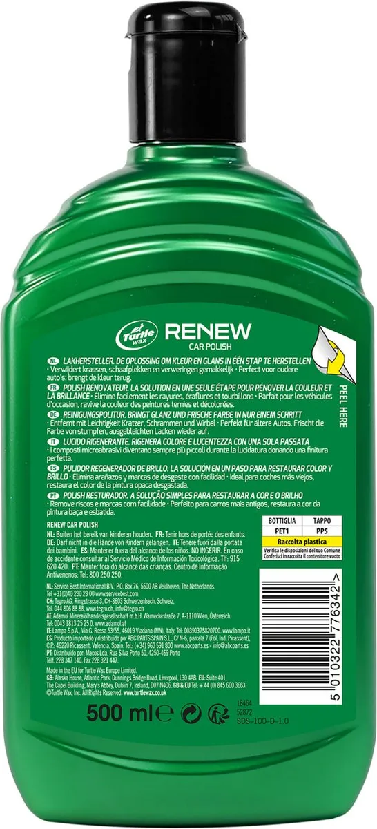 Turtle Wax GL Renew Polish 500ml