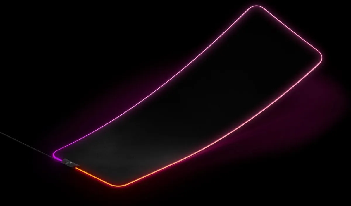 SteelSeries QcK Prism XL Gaming Muismat - Zwart