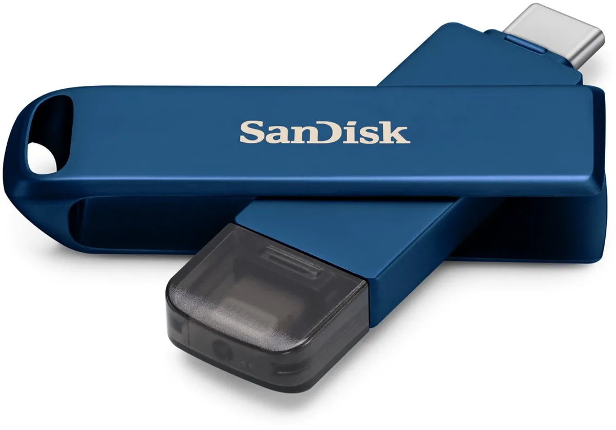 SanDisk Phone Drive 256GB - Blauw