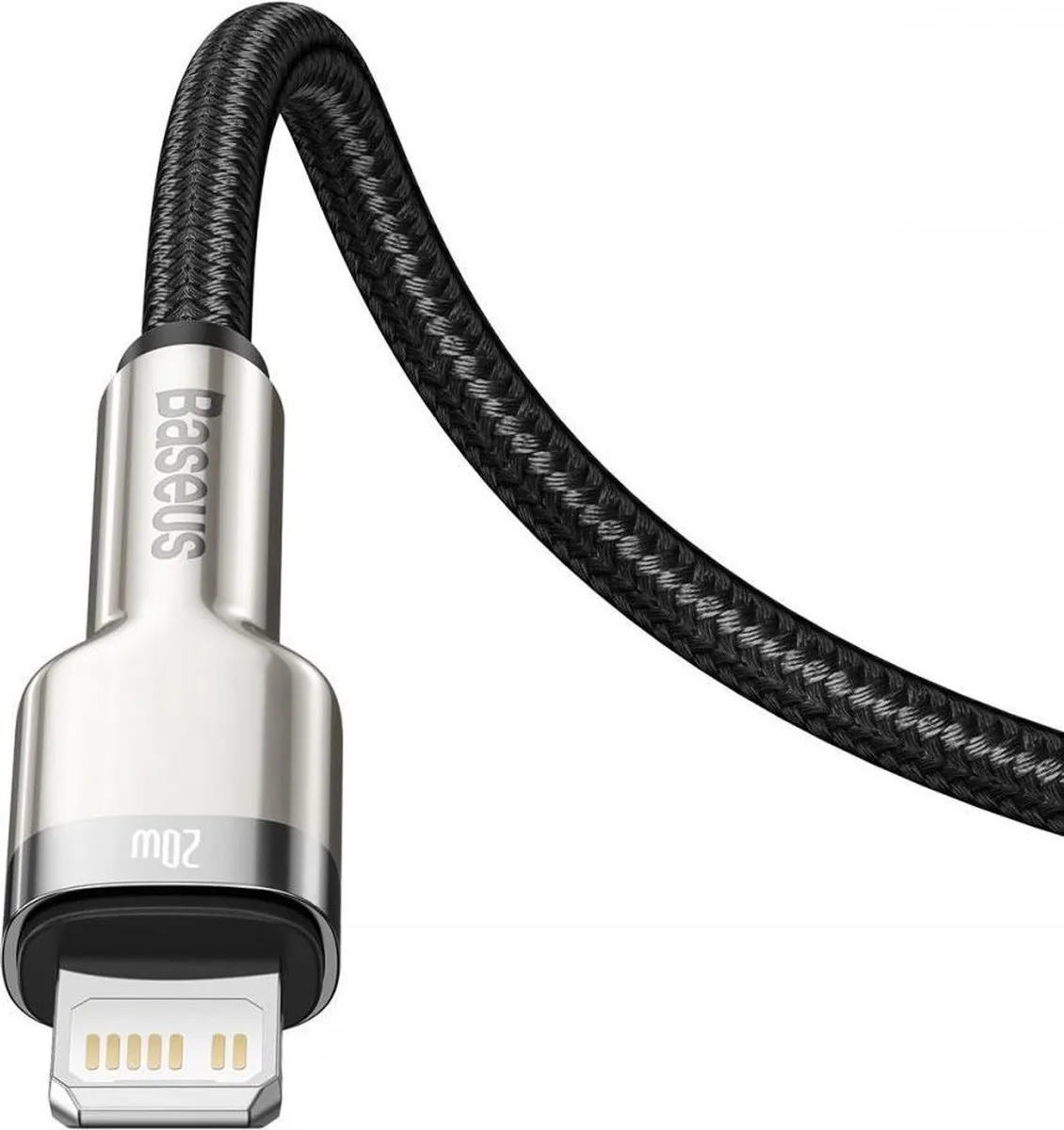 Baseus Cafule USB-C Lightning Kabel 20W - Zwart
