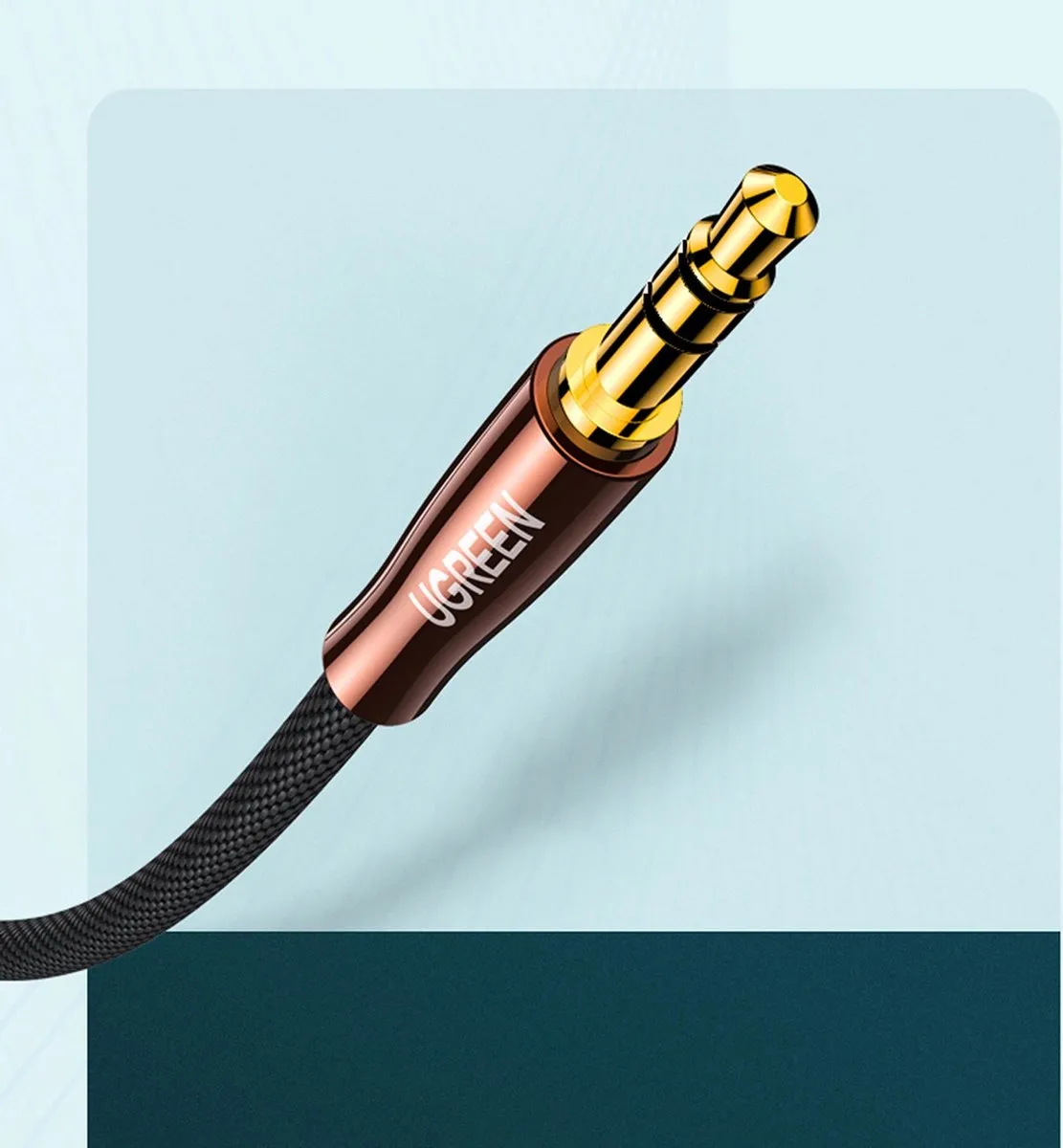 UGREEN Audiokabel 3,5mm naar 2xRCA - 2m - Koper