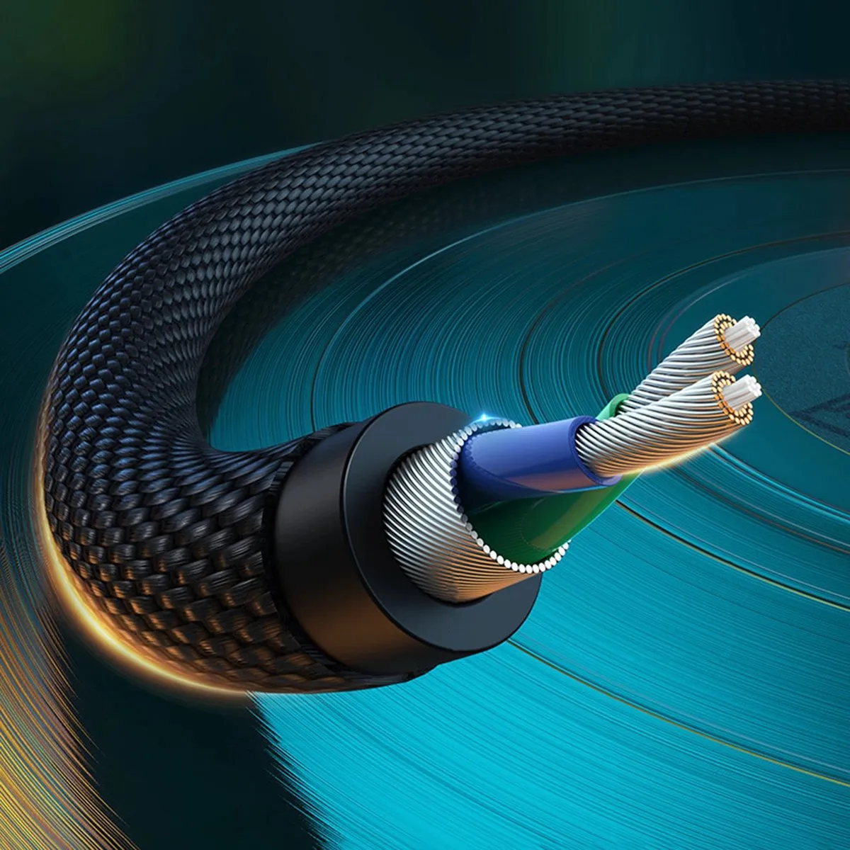 UGREEN Audiokabel 3,5mm naar 2xRCA - 2m - Koper