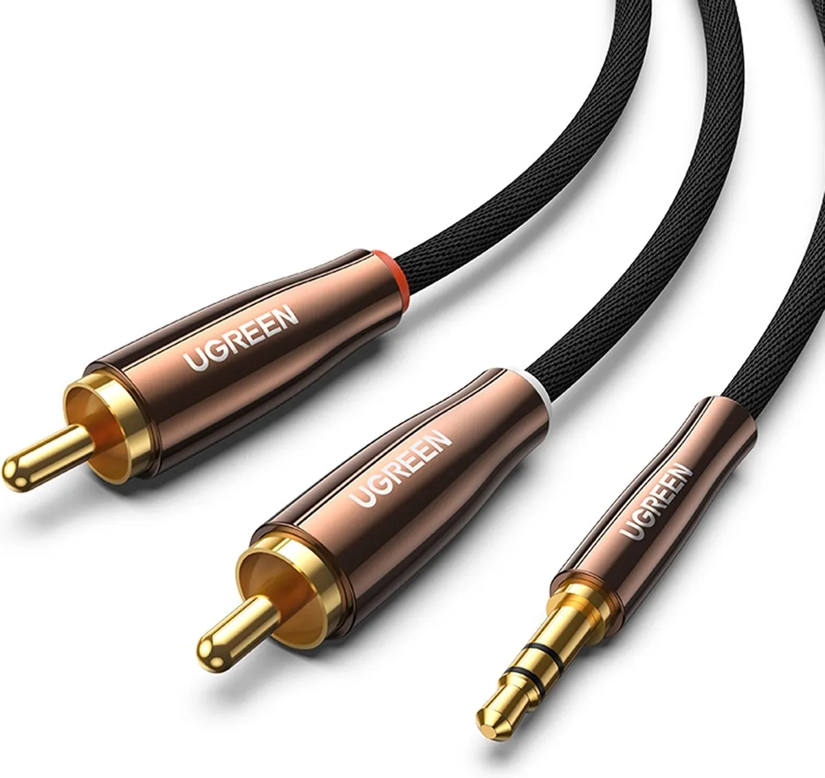 UGREEN Audiokabel 3,5mm naar 2xRCA