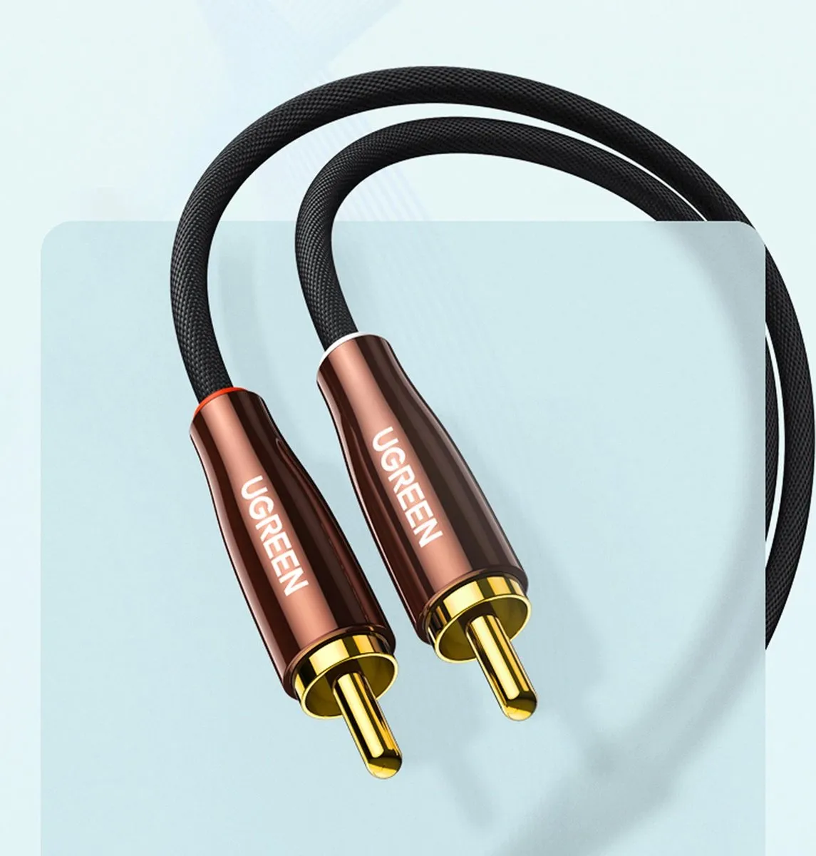 UGREEN Audiokabel 3,5mm naar 2xRCA - 2m - Koper