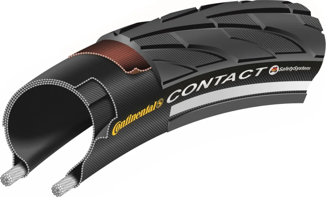 Continental Buitenband Contact 28x1 5/8x1 1/8 (28-622) - Zwart