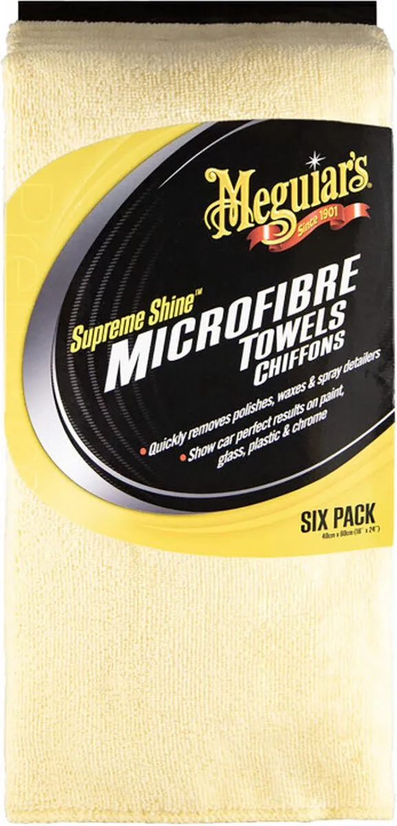 Meguiars Supreme Shine Microvezeldoeken - 6 Stuks
