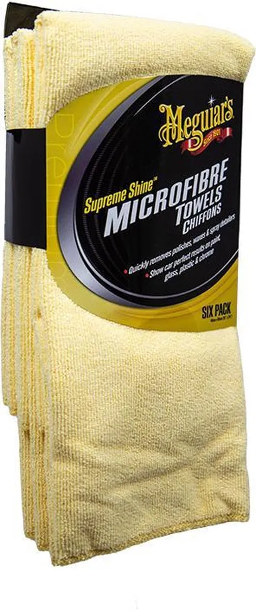 Meguiars Supreme Shine Microvezeldoeken - 6 Stuks