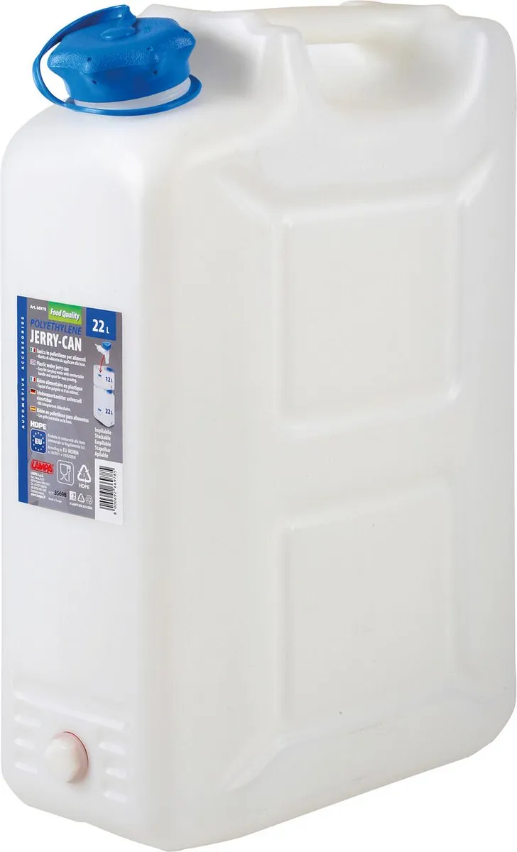 Lampa Jerrycan 20L Blauw/Wit - Voedselveilig