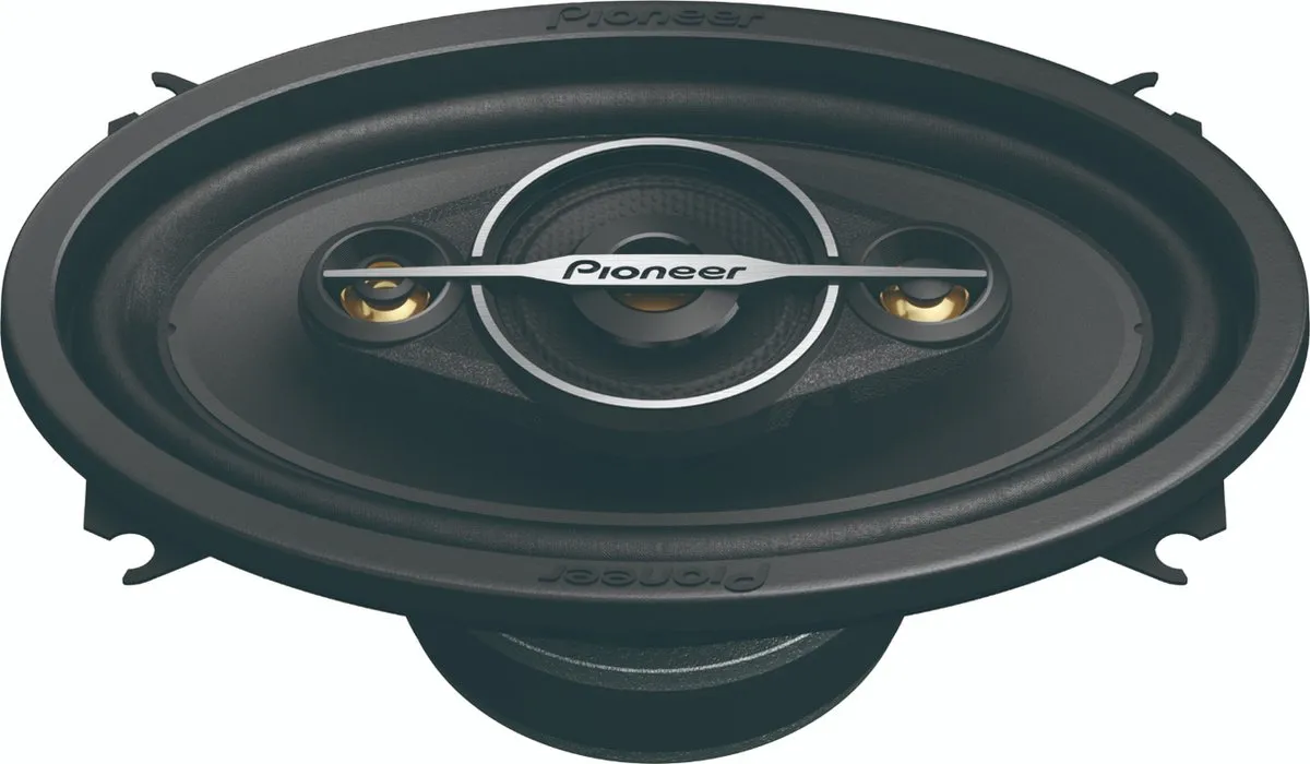 Pioneer TS-A4671F Autospeakers - 210W - 4x6" - Zwart/Goud