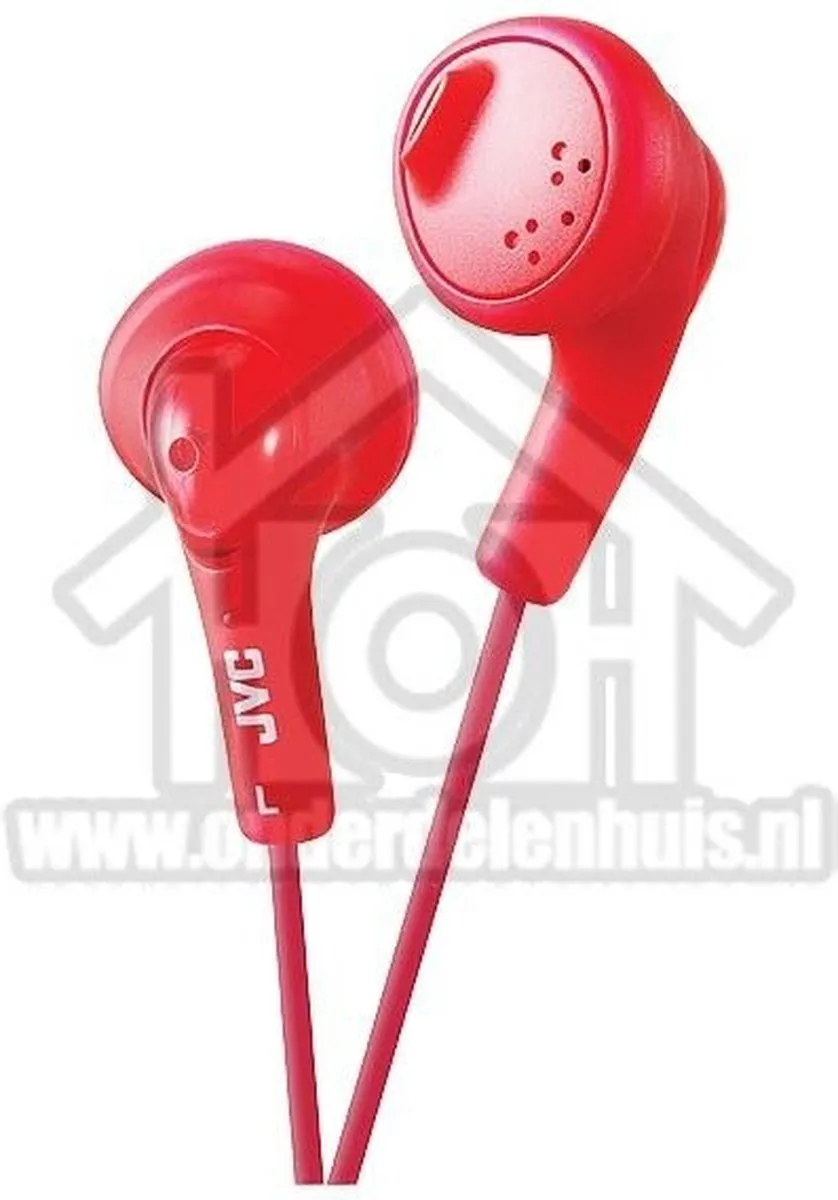 JVC HA-F160-R-E In-Ear Hoofdtelefoon - Rood