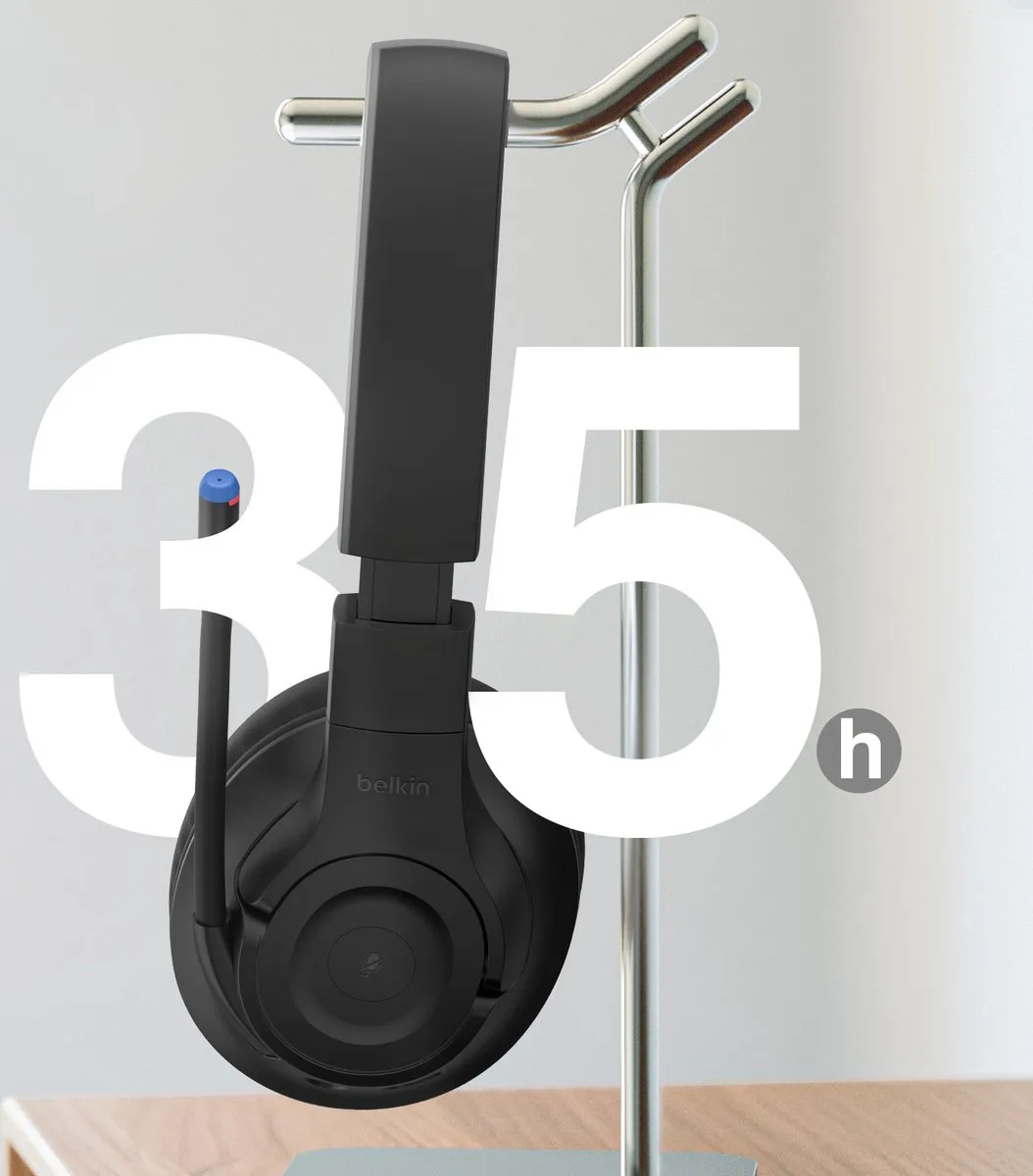 Belkin SoundForm Inspire Hoofdtelefoon Zwart AUD006BTBLK