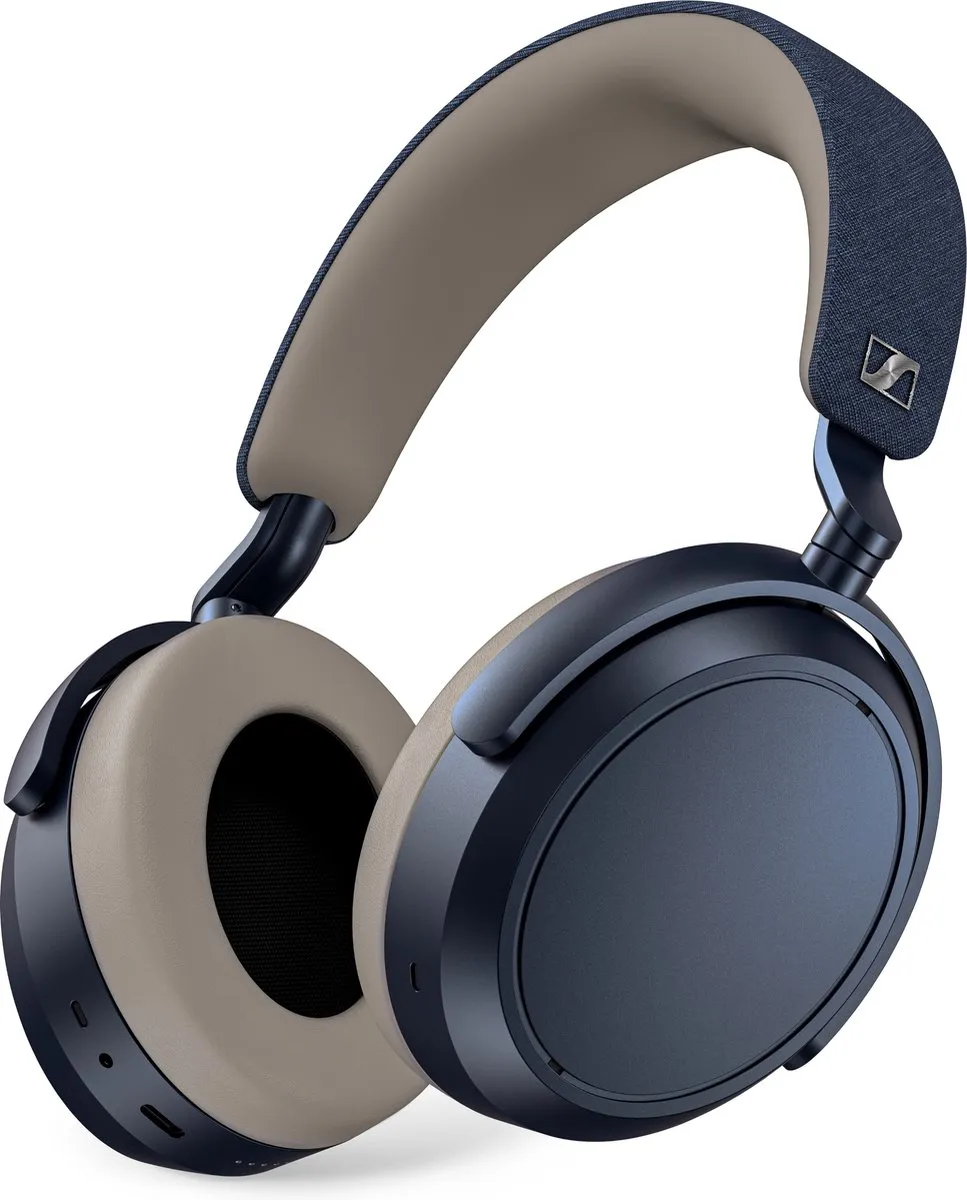 Sennheiser MOMENTUM 4 Draadloze Koptelefoon - Noise Cancelling - 60u - Denim