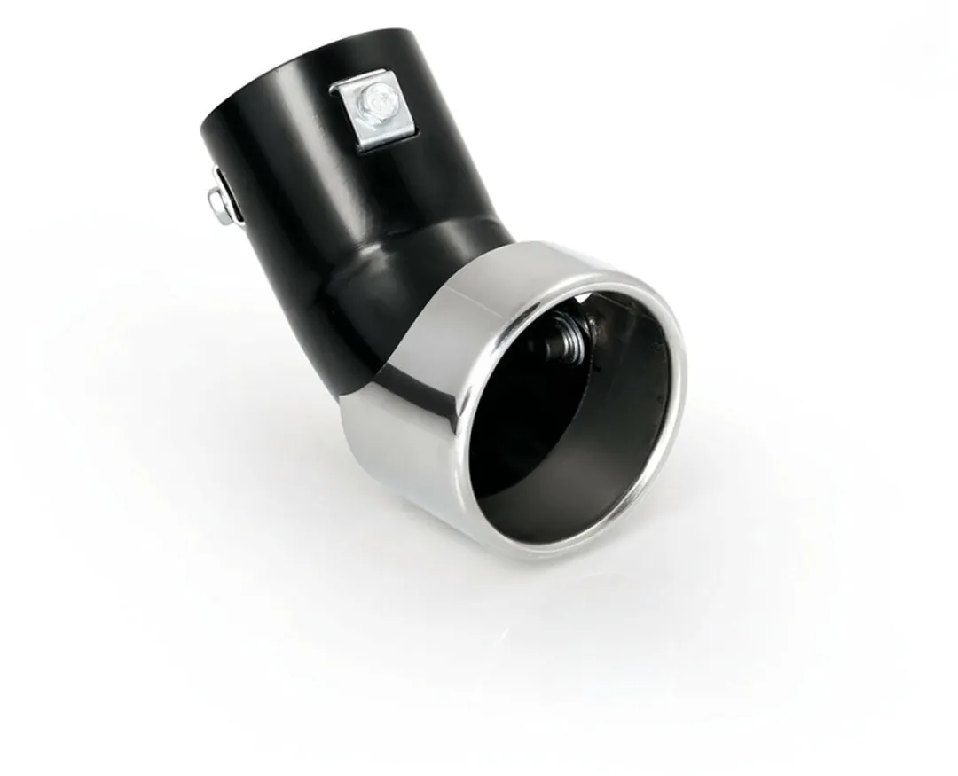 Lampa TS-60 Gepolijste RVS Uitlaat Eindpijp – Speciaal voor Gebogen Uitlaatsystemen – Universeel Passend voor Ø 37–49 mm – Duurzaam en Eenvoudig te Monteren – Sportieve Uitstraling