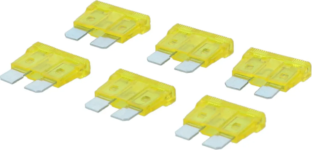 Carpoint Steekzekering 20A - 6 Stuks Geel