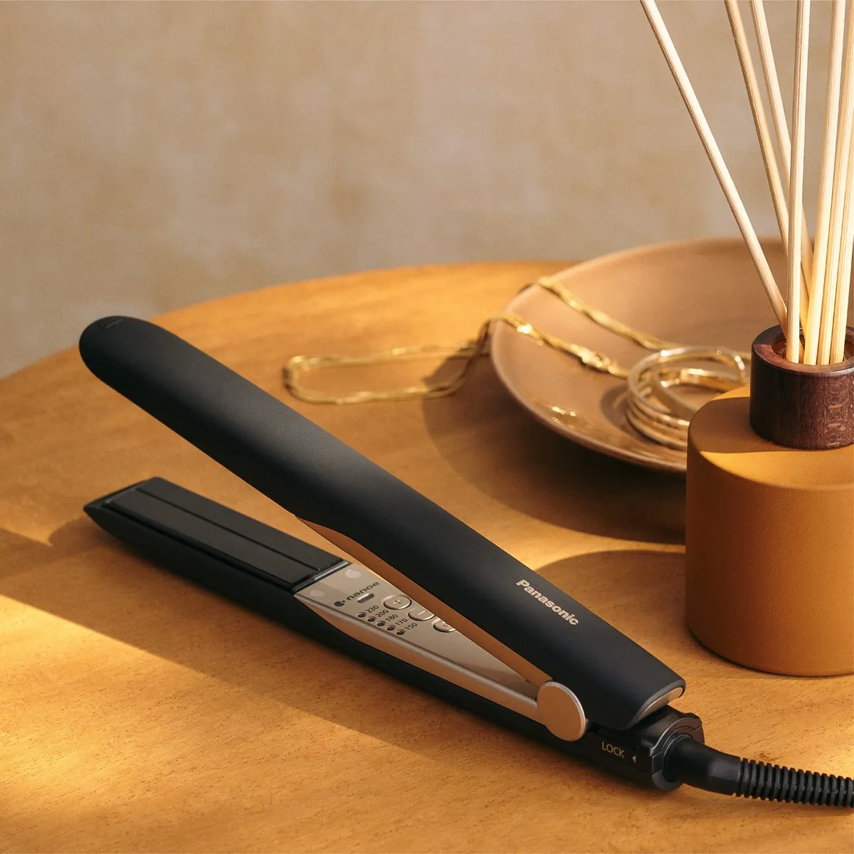 Panasonic EH-HS0E Stijltang - 5 standen - Zwart