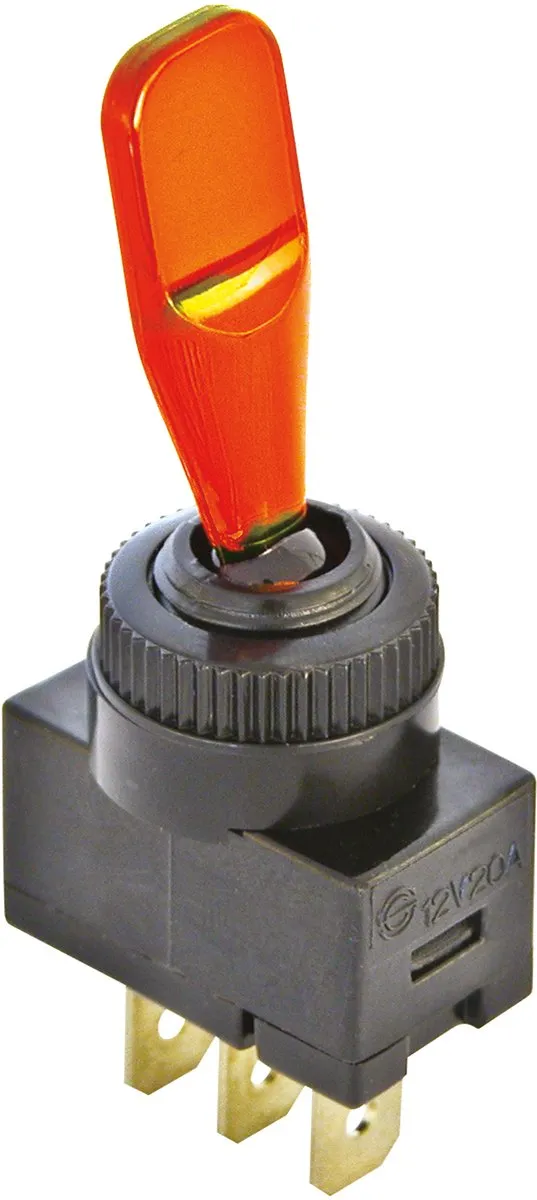 Carpoint Schakelaar 12V Oranje/Zwart