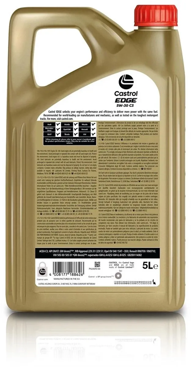 Castrol Edge 5W30 C3 Motorolie 5L