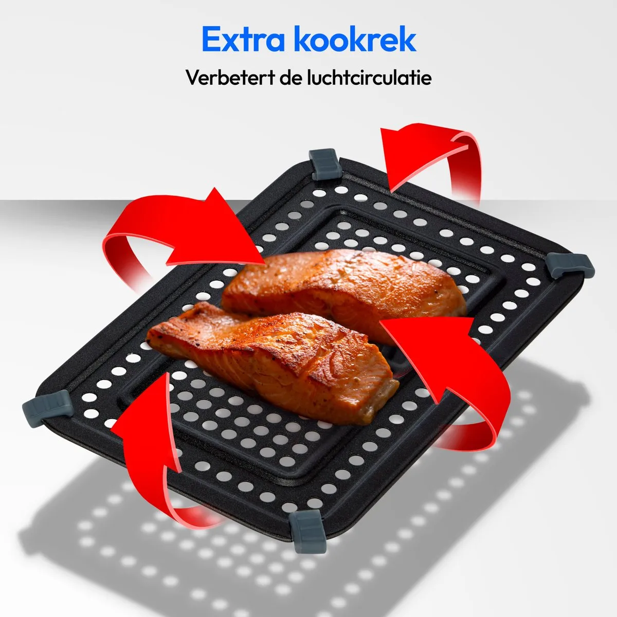 Medion P20 XXL Dual Airfryer 8,7L - 2600W - 10 Programma's - Matgrijs - afbeelding 6 van 6