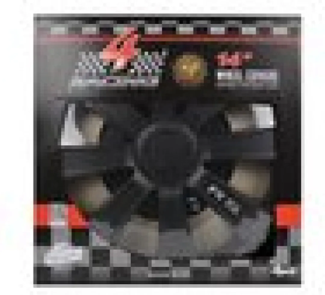 Carpoint Wieldoppen RS-T 14 Inch ABS - Zwart - 4 Stuks