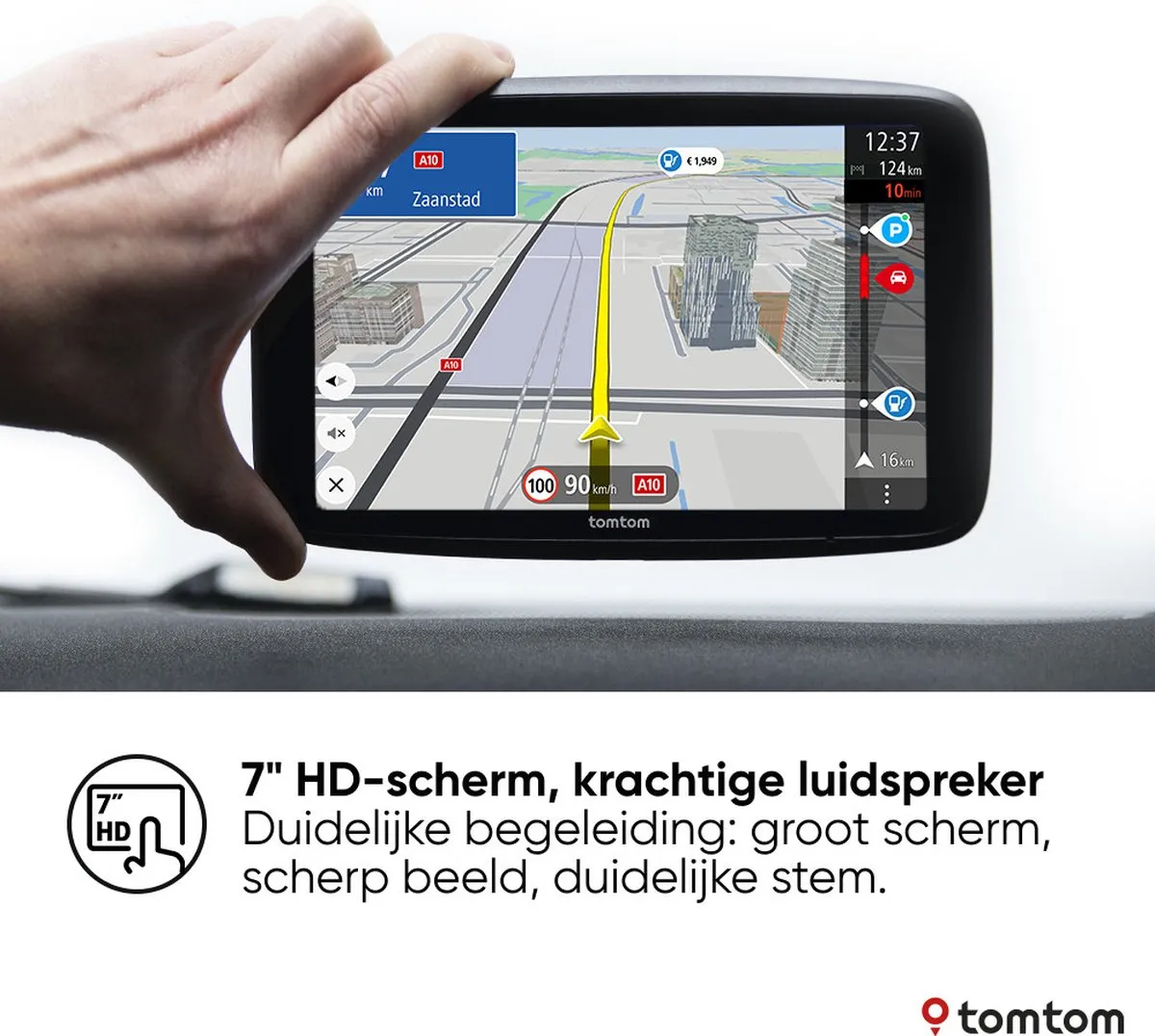 TomTom GO Superior 7 Autonavigatie - Zwart - afbeelding 6 van 6
