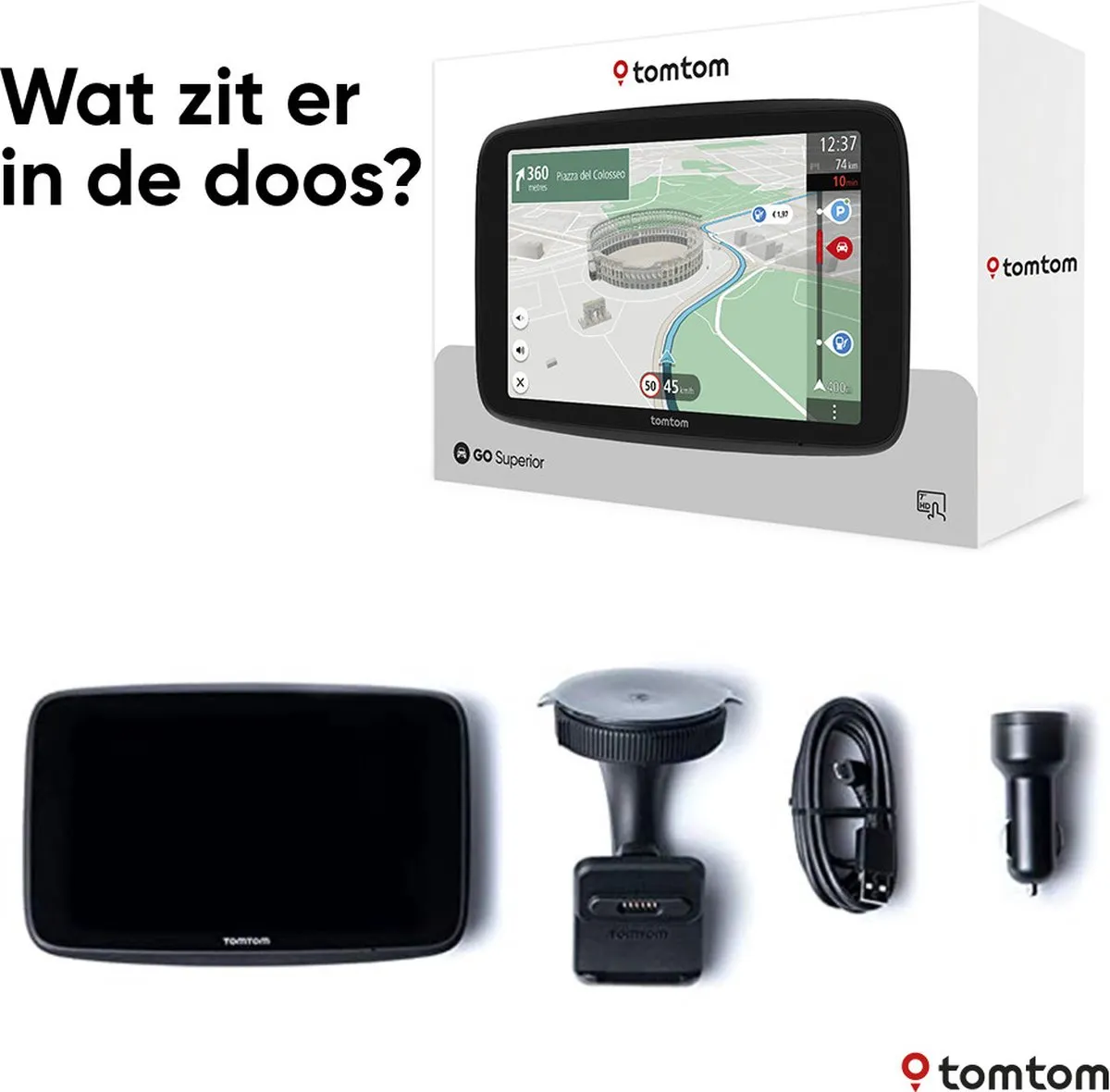 TomTom GO Superior 7 - Autonavigatie - Wereld