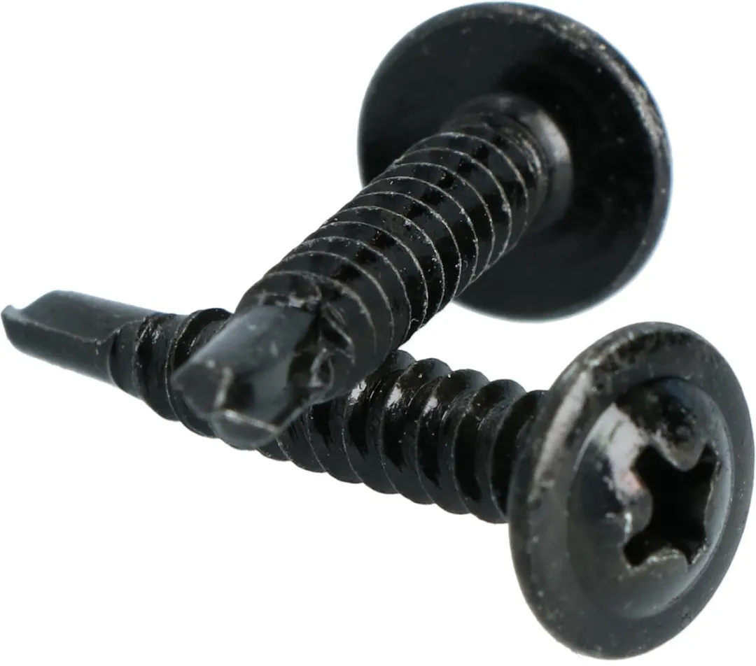 Carpoint Zwart 25mm Zelftappende Schroeven