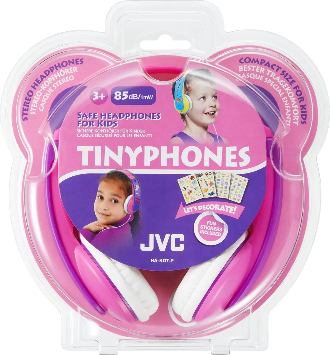 JVC HA-KD7 On-ear Koptelefoon - Roze
