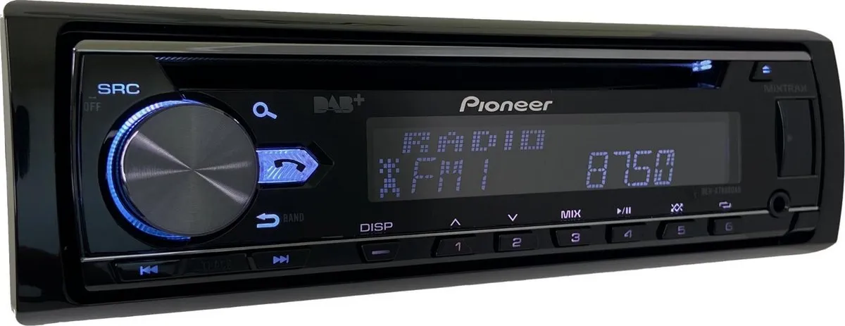 Pioneer DEH-X7800DAB Autoradio - Enkel DIN - 4x50W - Zwart