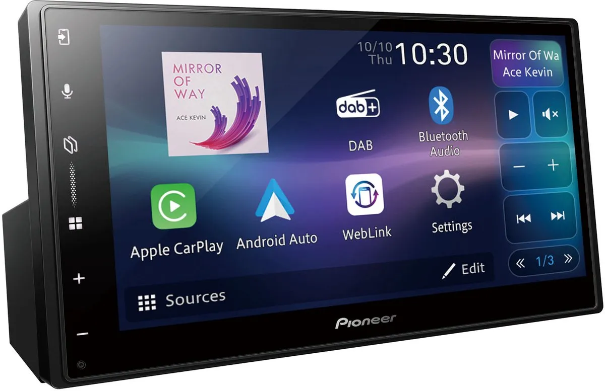 Pioneer SPH-DA77DAB Autoradio - 6.8" Touchscreen - DAB+ - Draadloze CarPlay/Android Auto - afbeelding 6 van 6