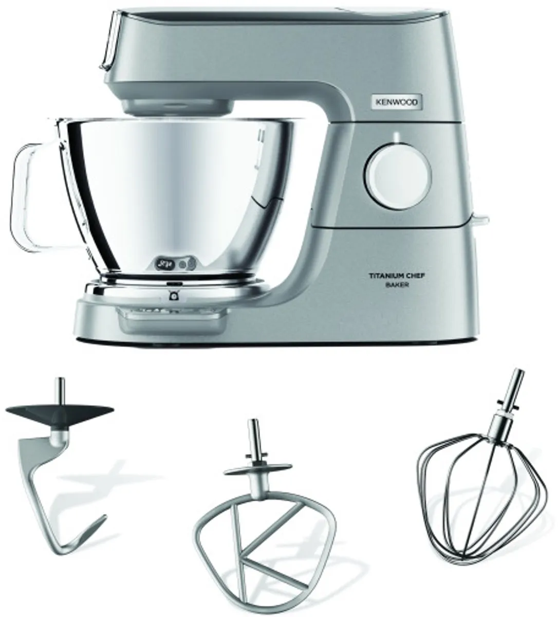 Kenwood Chef Titanium Baker Keukenmachine 1200W - Wit - afbeelding 6 van 6
