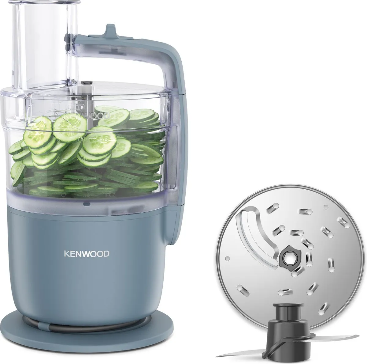 Kenwood MultiPro Go FDP22.130GY Foodprocessor 650W - Blauw