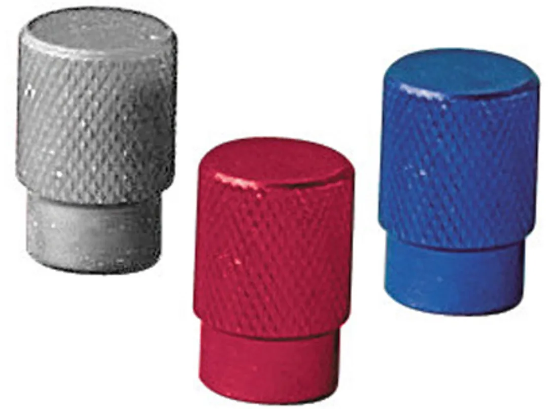 Lampa Round Ventieldopjes 4 Stuks - Blauw