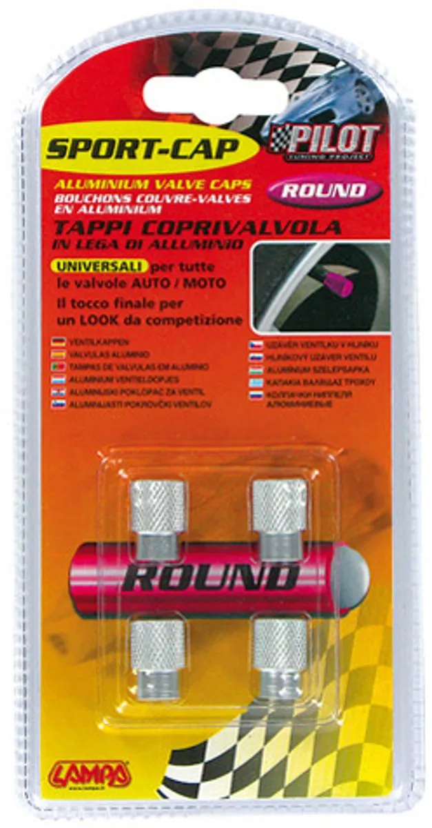 Lampa Round Ventieldopjes 4 Stuks - Blauw