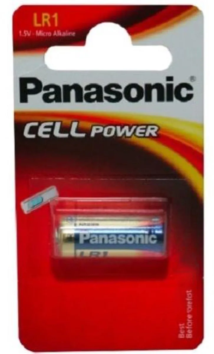 Panasonic LR1 D Alkaline Batterij 900mAh