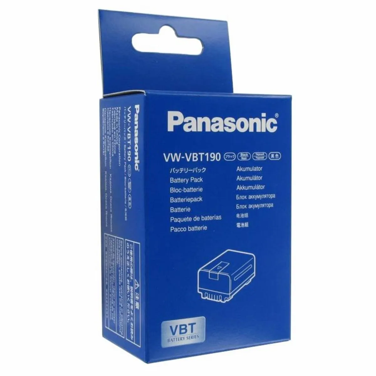 Panasonic VW-VBT190E-K Accu - 1900mAh - voor Videocamera