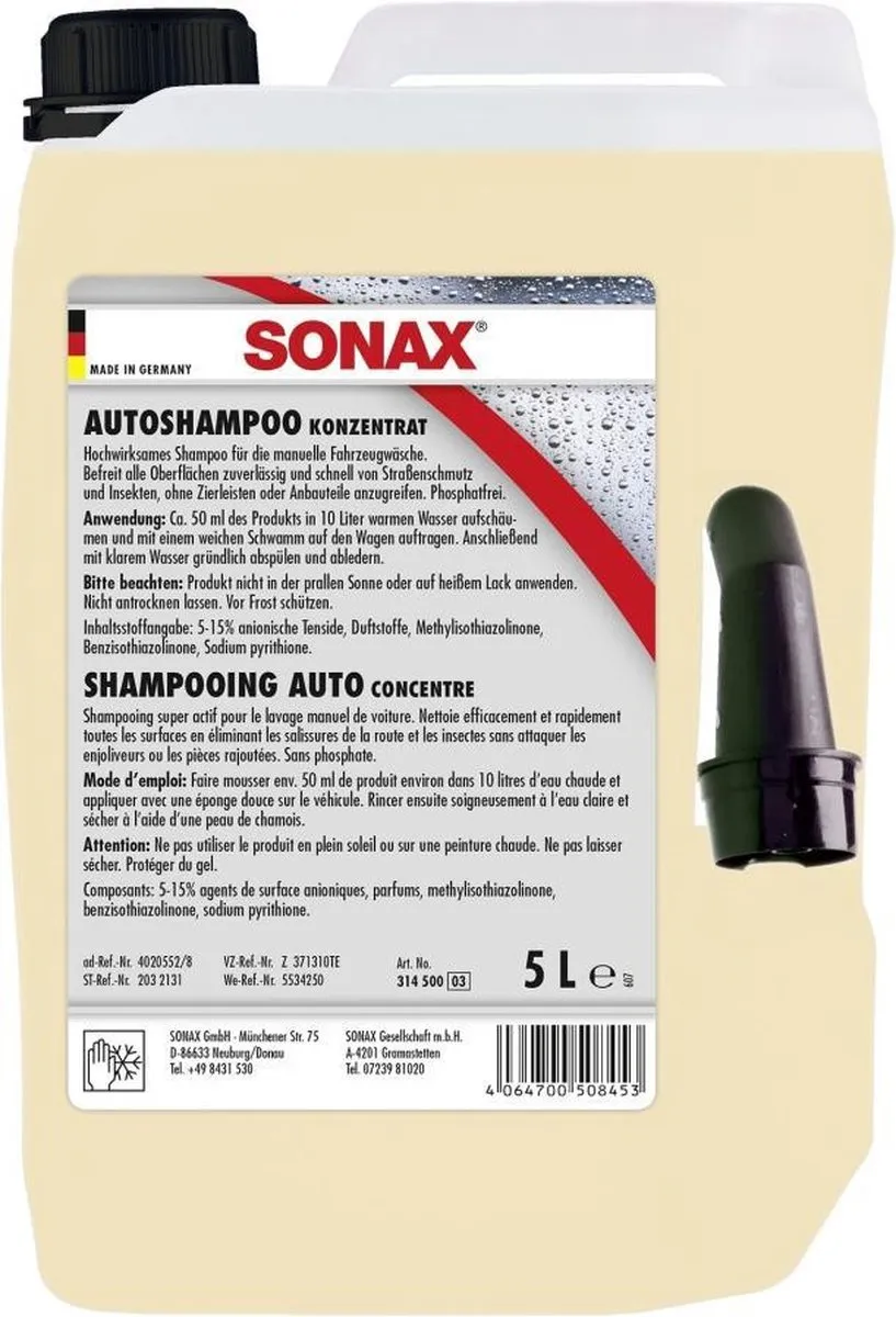 Sonax Autoshampoo 5L