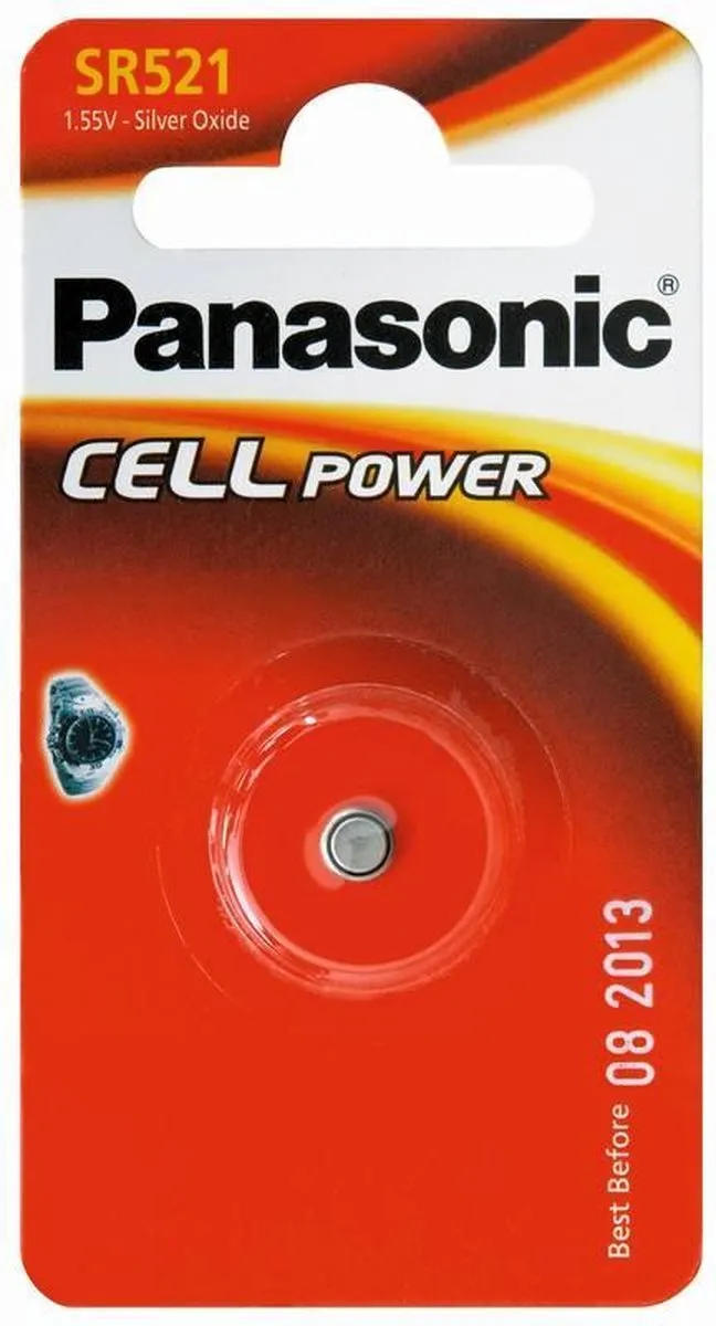 Panasonic SR-521EL/1B Knoopcel - 17mAh - afbeelding 3 van 3