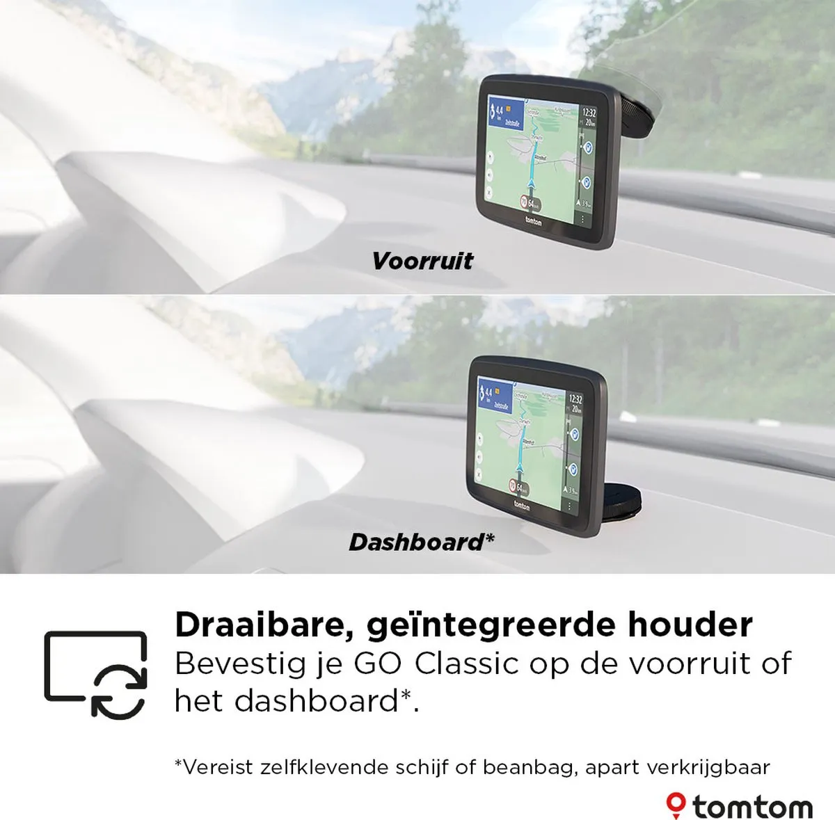 TomTom GO Classic 6 2nd GEN Autonavigatie 1YF6.002.00 - Zwart - afbeelding 6 van 6