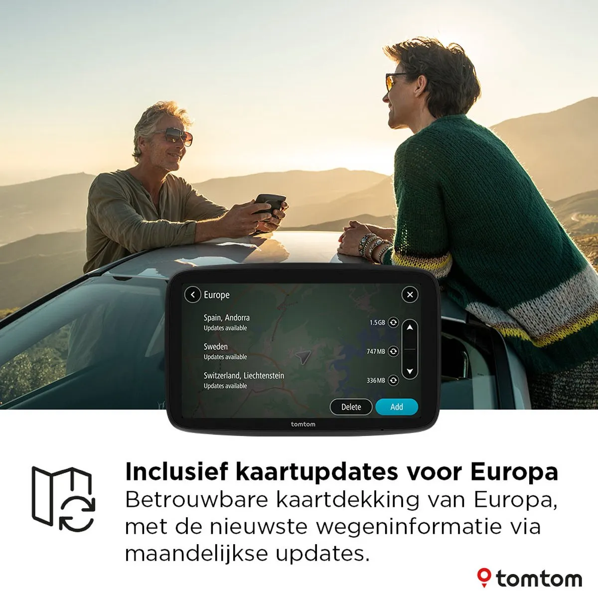TomTom GO Classic 6 (2nd GEN) - Autonavigatie - Europa (incl. dubbele USB snellader)