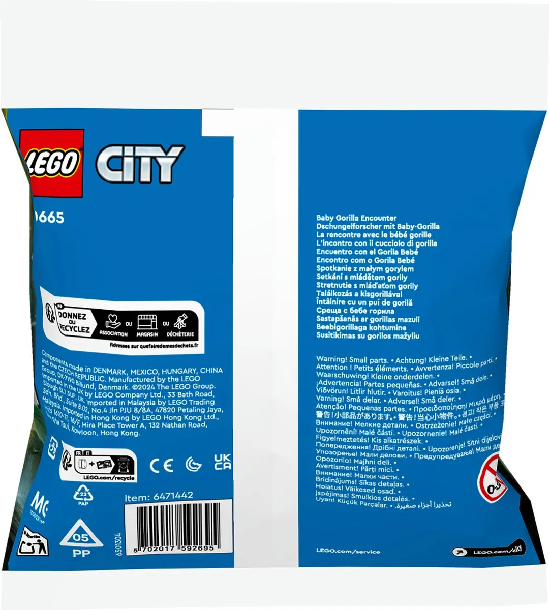 LEGO City 30665 Jungleverkenner met Babygorilla