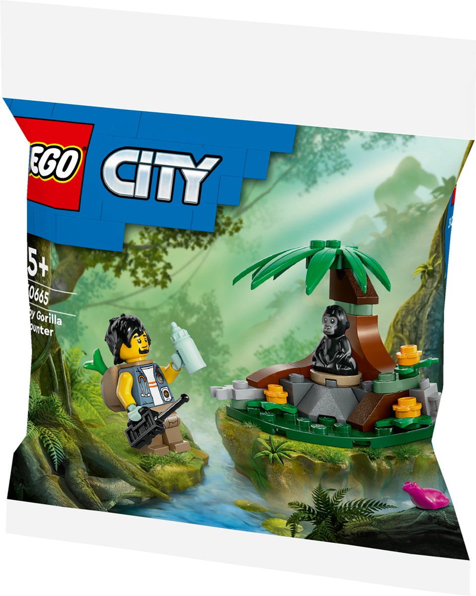 LEGO City 30665 - Jungleverkenner met babygorilla (polybag)