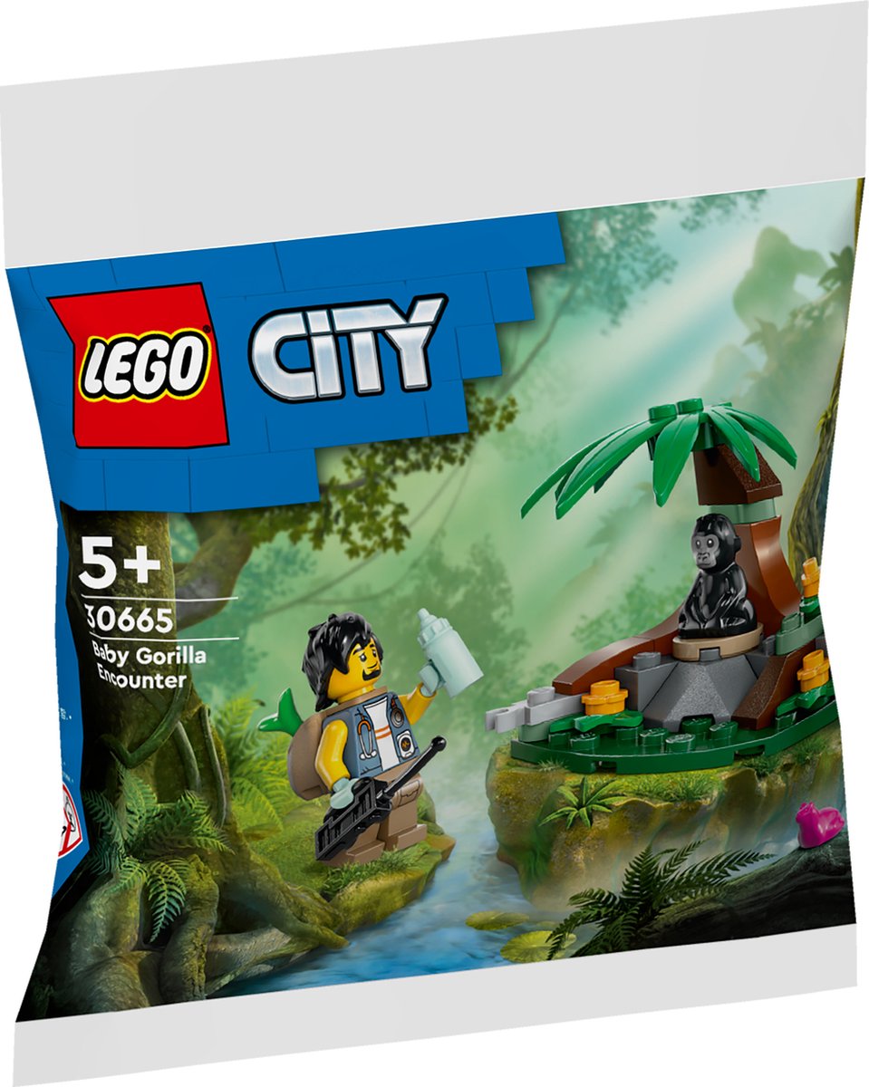 LEGO City 30665 - Jungleverkenner met babygorilla (polybag)